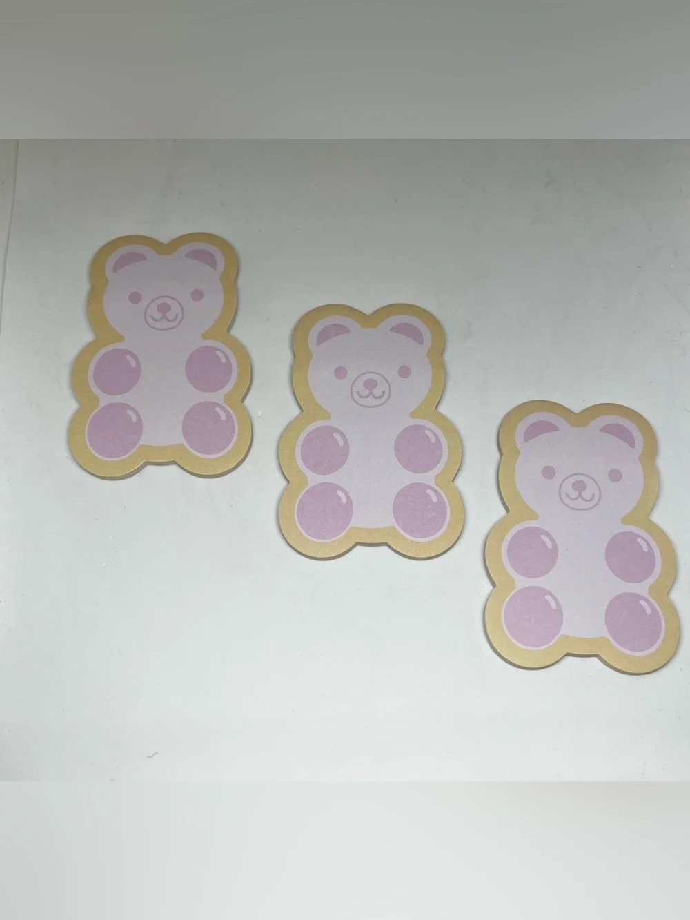 90 Sticky Notes Bears, Taffy, and Lemons